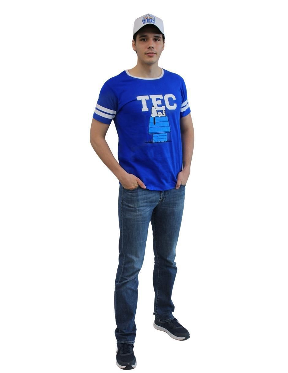 Playera Tec De Monterrey Snoopy Tec cuello redondo para hombre