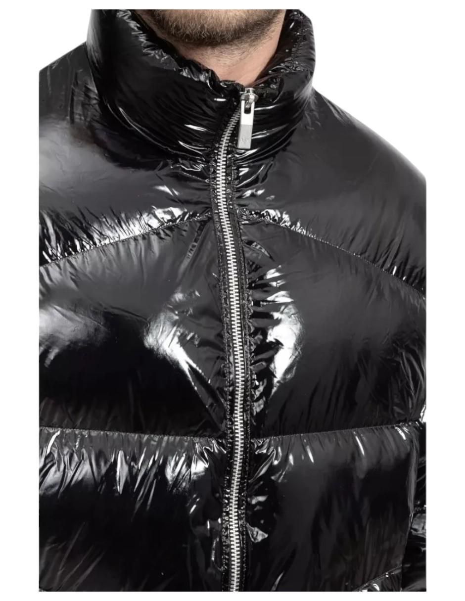 Chamarra acolchada Armani Exchange impermeable capitonada para hombre