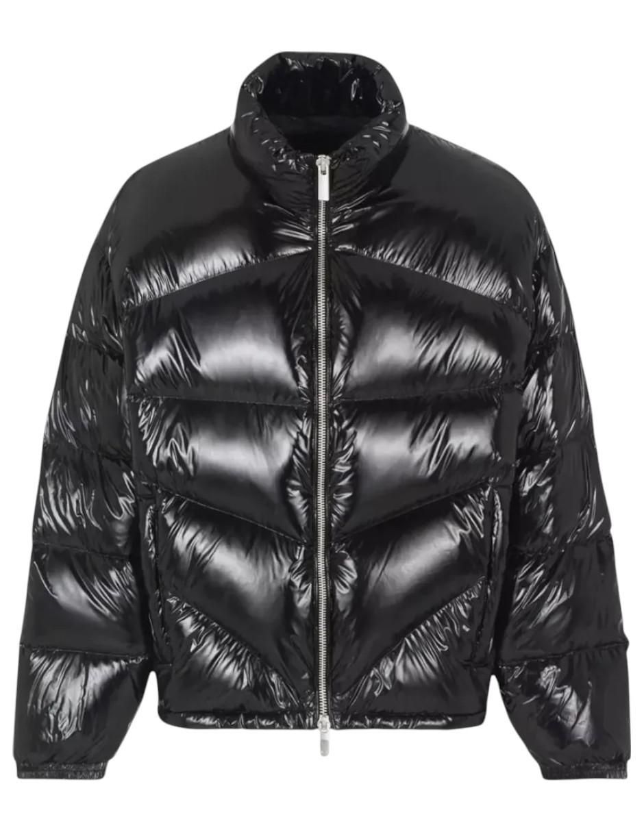 Chamarra acolchada Armani Exchange impermeable capitonada para hombre