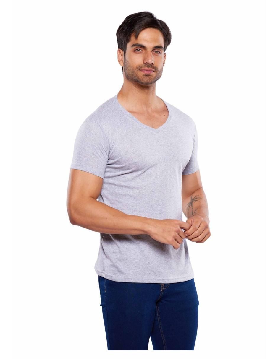 Playera cuello V para hombre 10