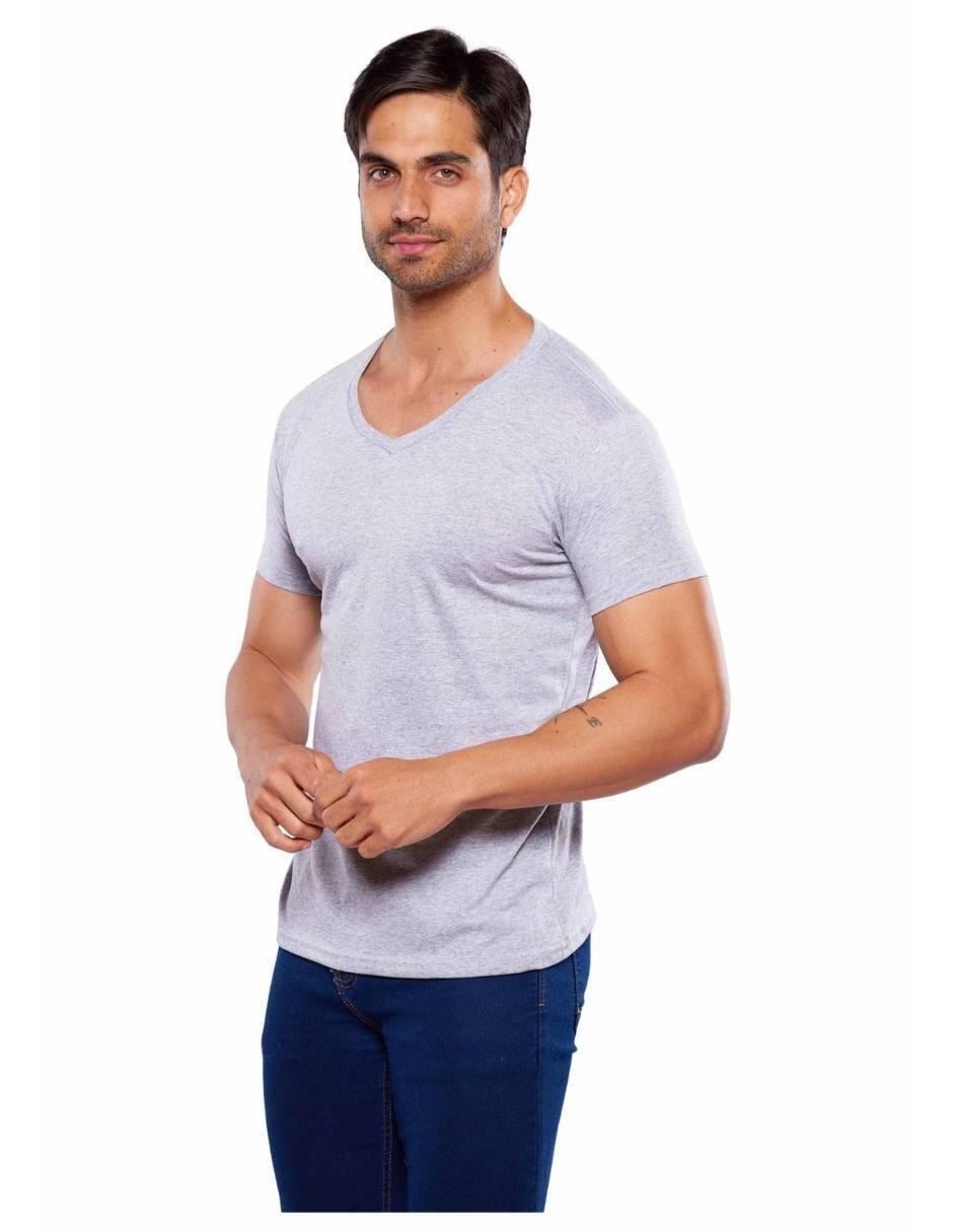 Playera cuello V para hombre 2
