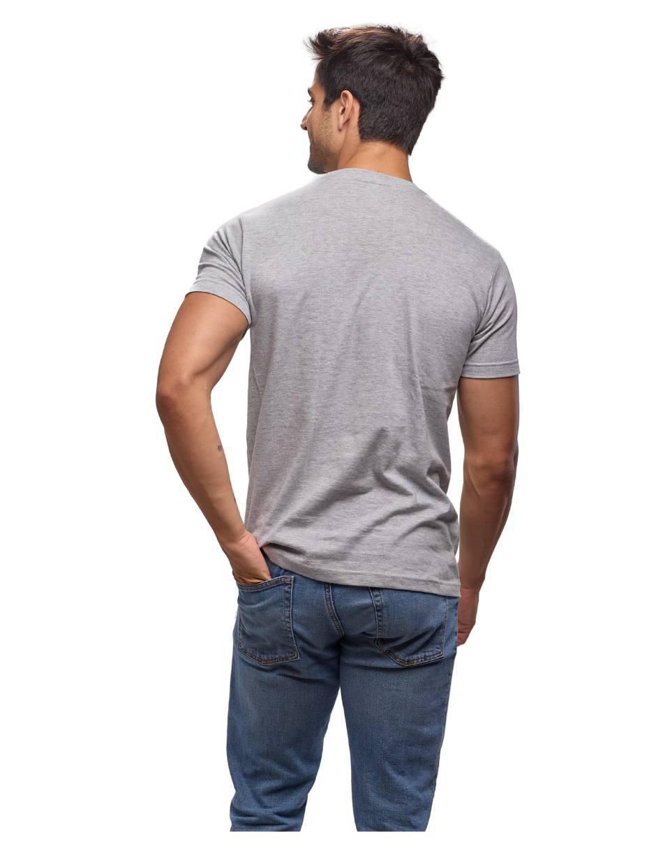 Playera cuello V para hombre 11