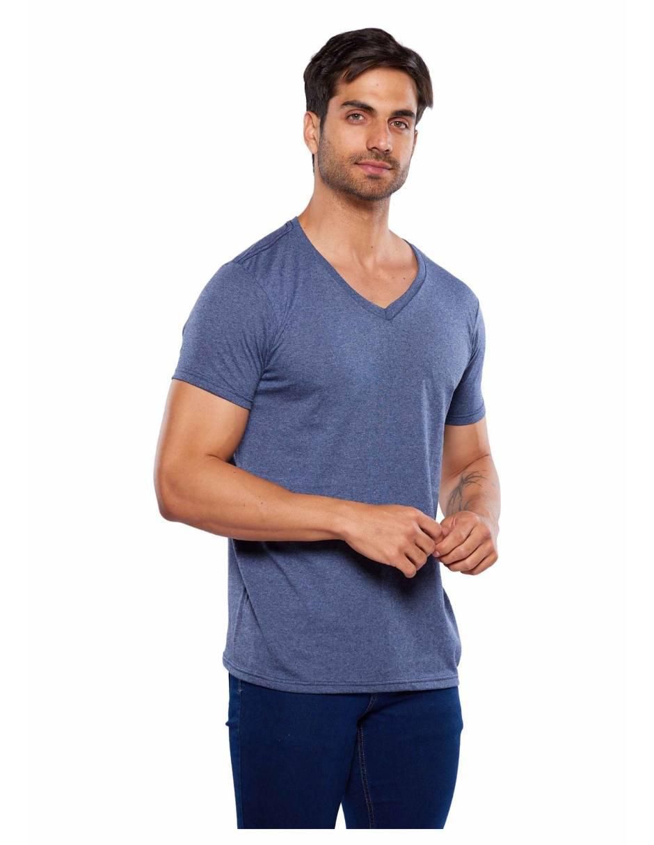 Playera Jersey cuello V para hombre 2