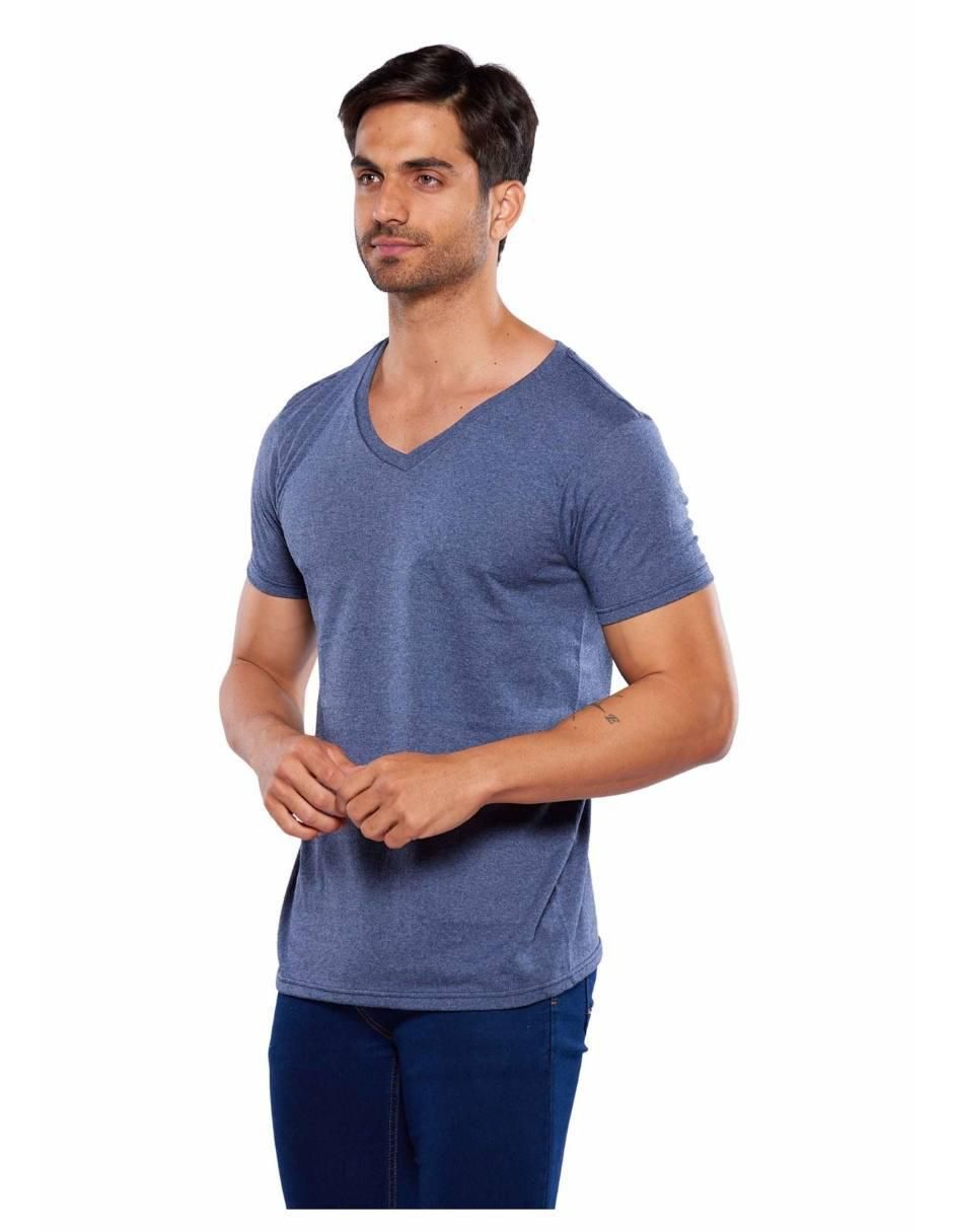 Playera Jersey cuello V para hombre 4