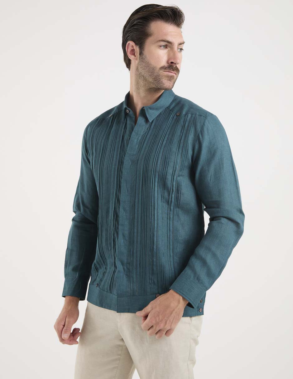 Guayabera manga larga Ábito para hombre