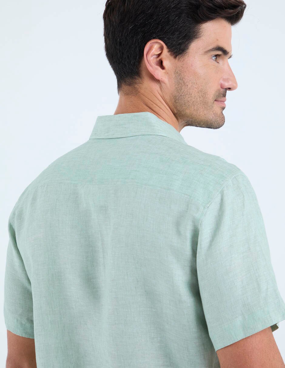 Guayabera manga corta para hombre