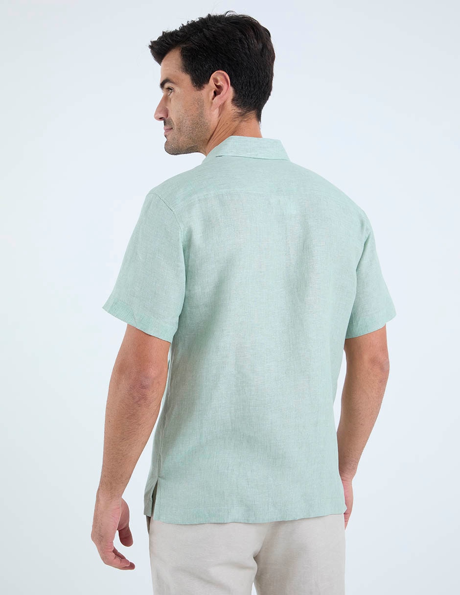 Guayabera manga corta para hombre 6