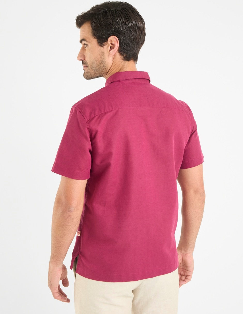 Guayabera manga corta para hombre 5