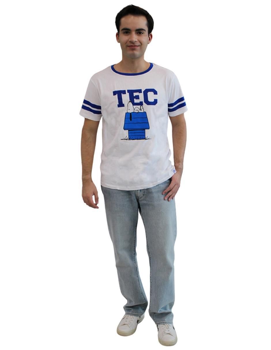 Playera Tec De Monterrey Snoopy Tec cuello redondo para hombre