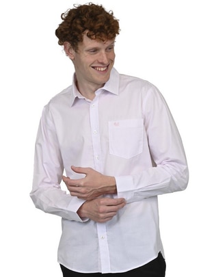 Camisa casual de algodón manga larga para hombre