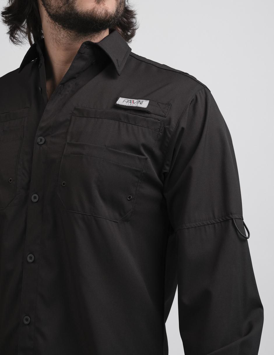 Camisa casual manga larga para hombre