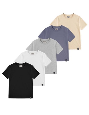 Set playera cuello redondo para hombre Set playera cuello redondo para hombre