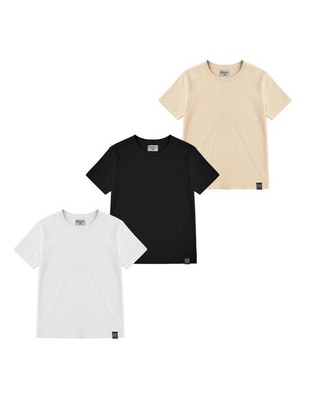 Set playera cuello redondo para hombre Set playera cuello redondo para hombre
