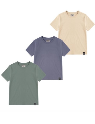 Set playera Básica cuello redondo para hombre Set playera Básica cuello redondo para hombre