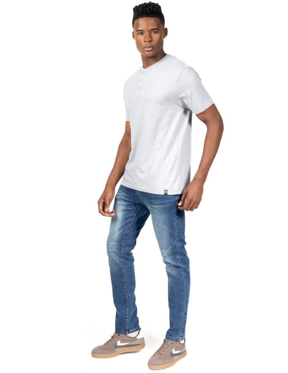 Set playera cuello henley para hombre 4