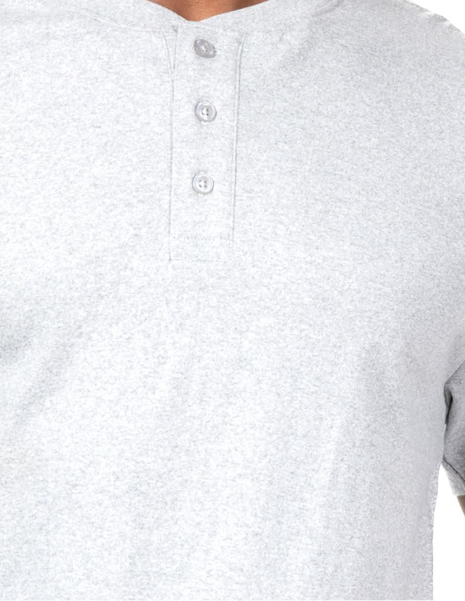 Set playera cuello henley para hombre 2