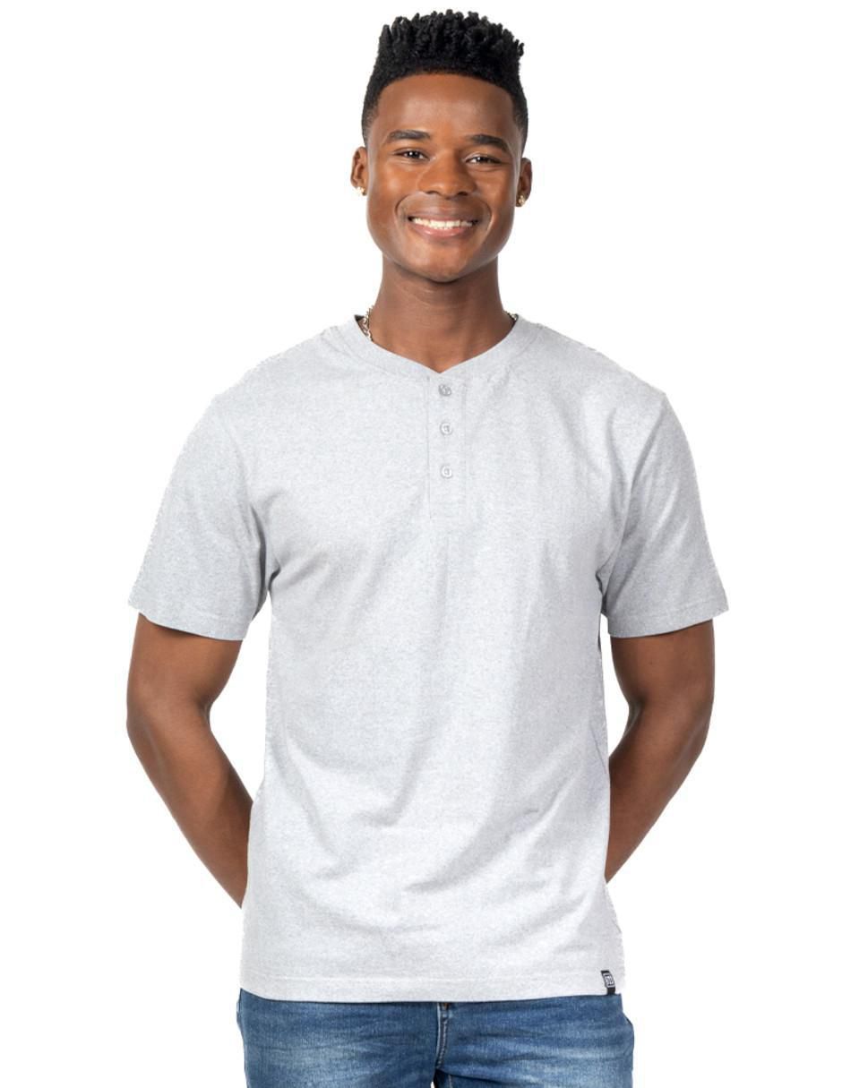 Set playera Basic cuello henley para hombre 5
