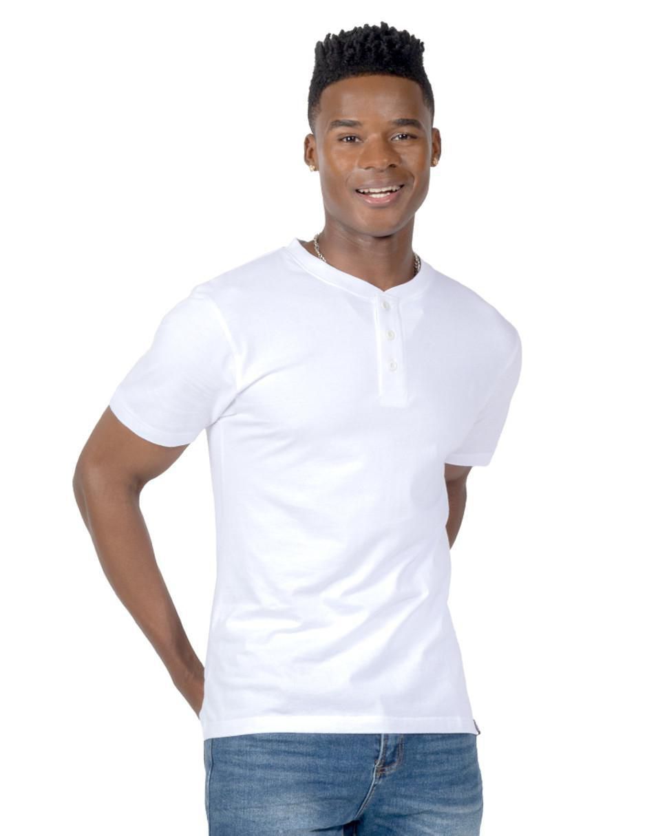 Set playera cuello henley para hombre 4