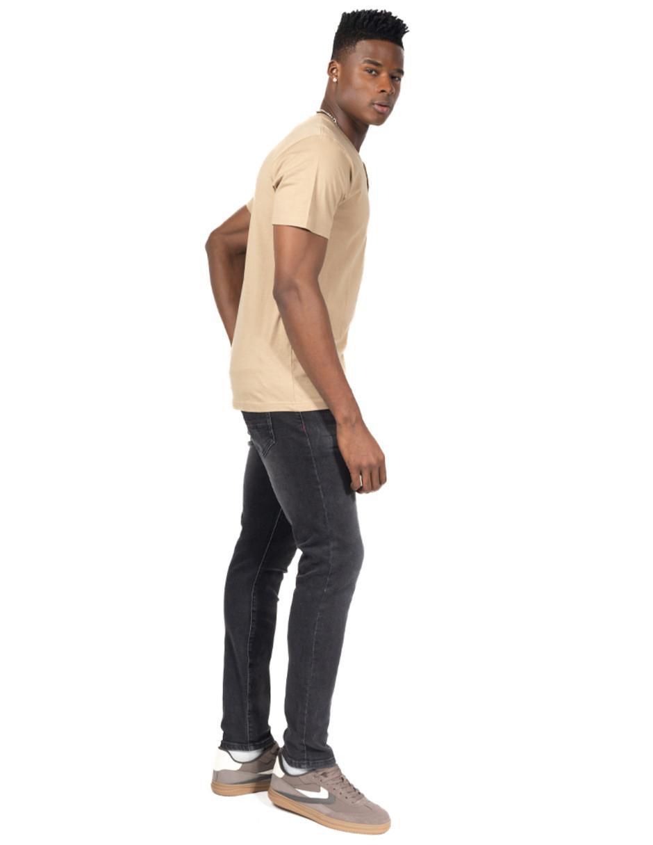 Set playera cuello henley para hombre 4