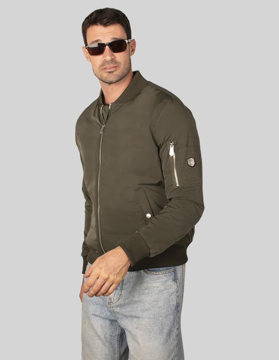 Chamarra bomber Greenlander con bolsillos para hombre
