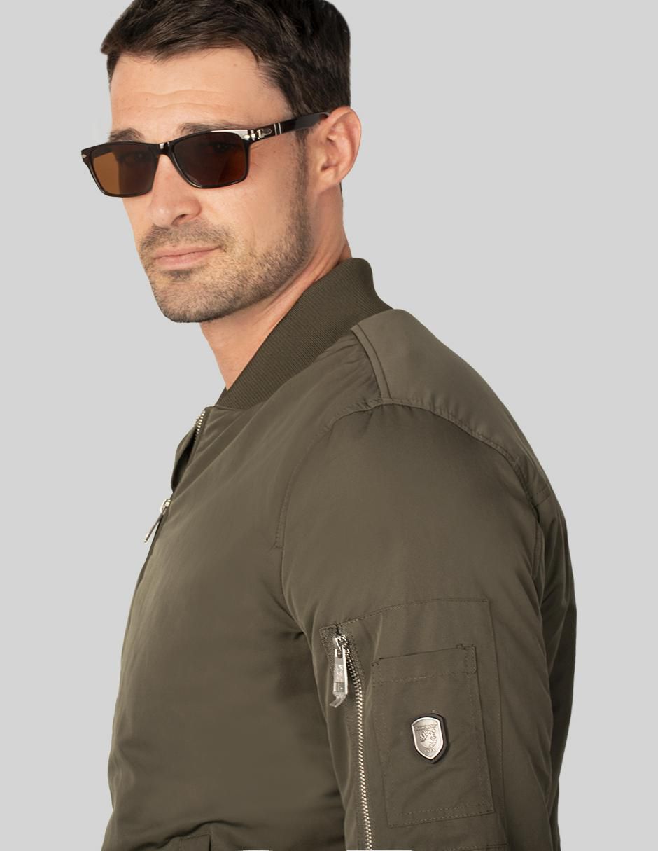 Chamarra bomber Greenlander con bolsillos para hombre