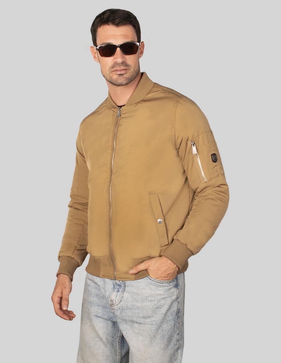 Chamarra bomber con bolsillos para hombre 3