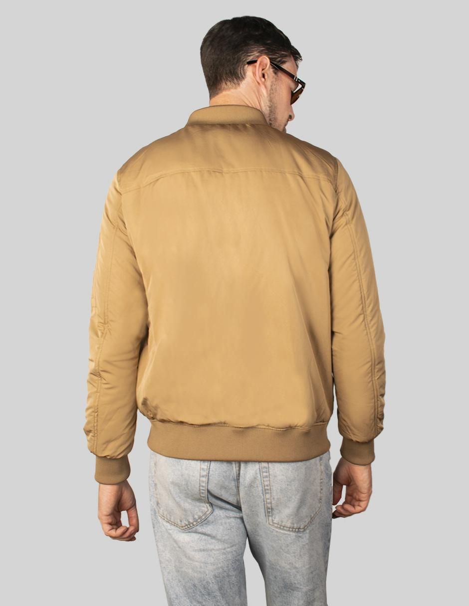 Chamarra bomber con bolsillos para hombre 5