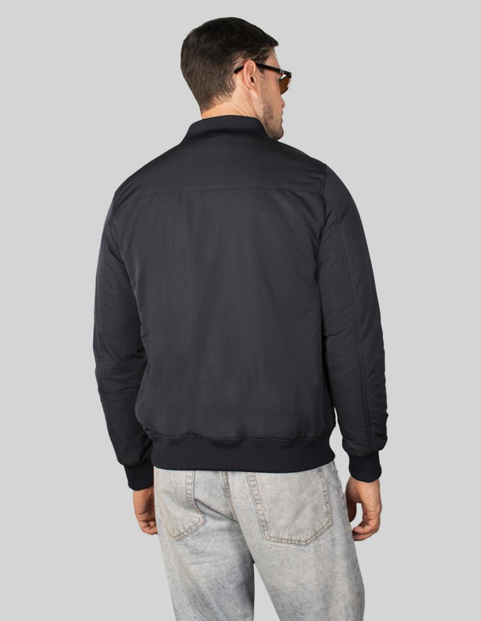 Chamarra bomber con bolsillos para hombre 5
