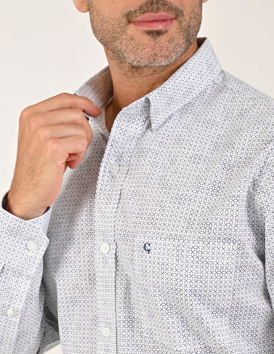 Camisa casual de algodón manga larga para hombre 3