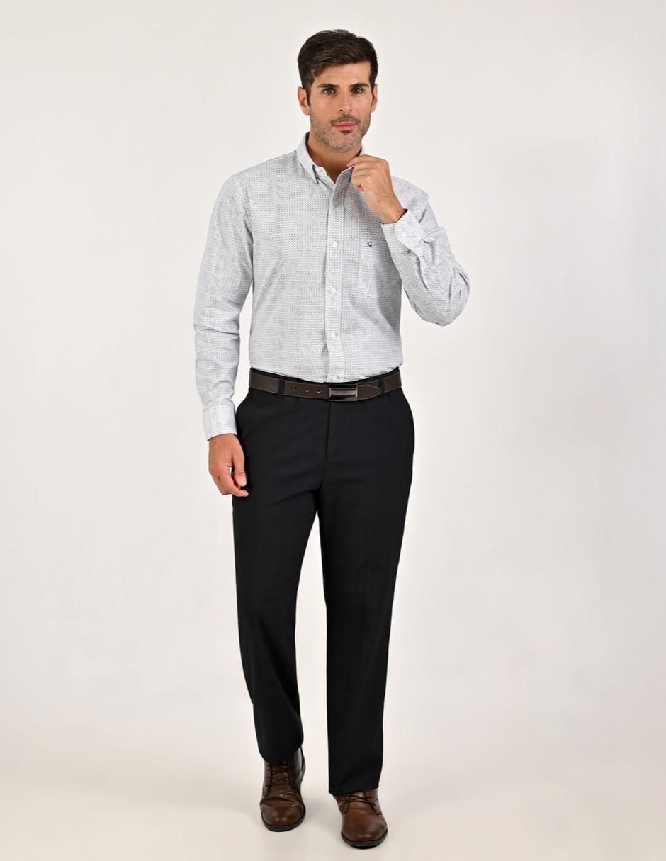 Camisa casual de algodón manga larga para hombre 2