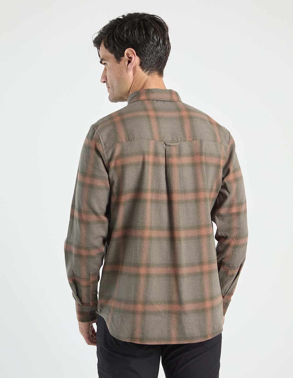 Sobrecamisa casual manga larga para hombre 2
