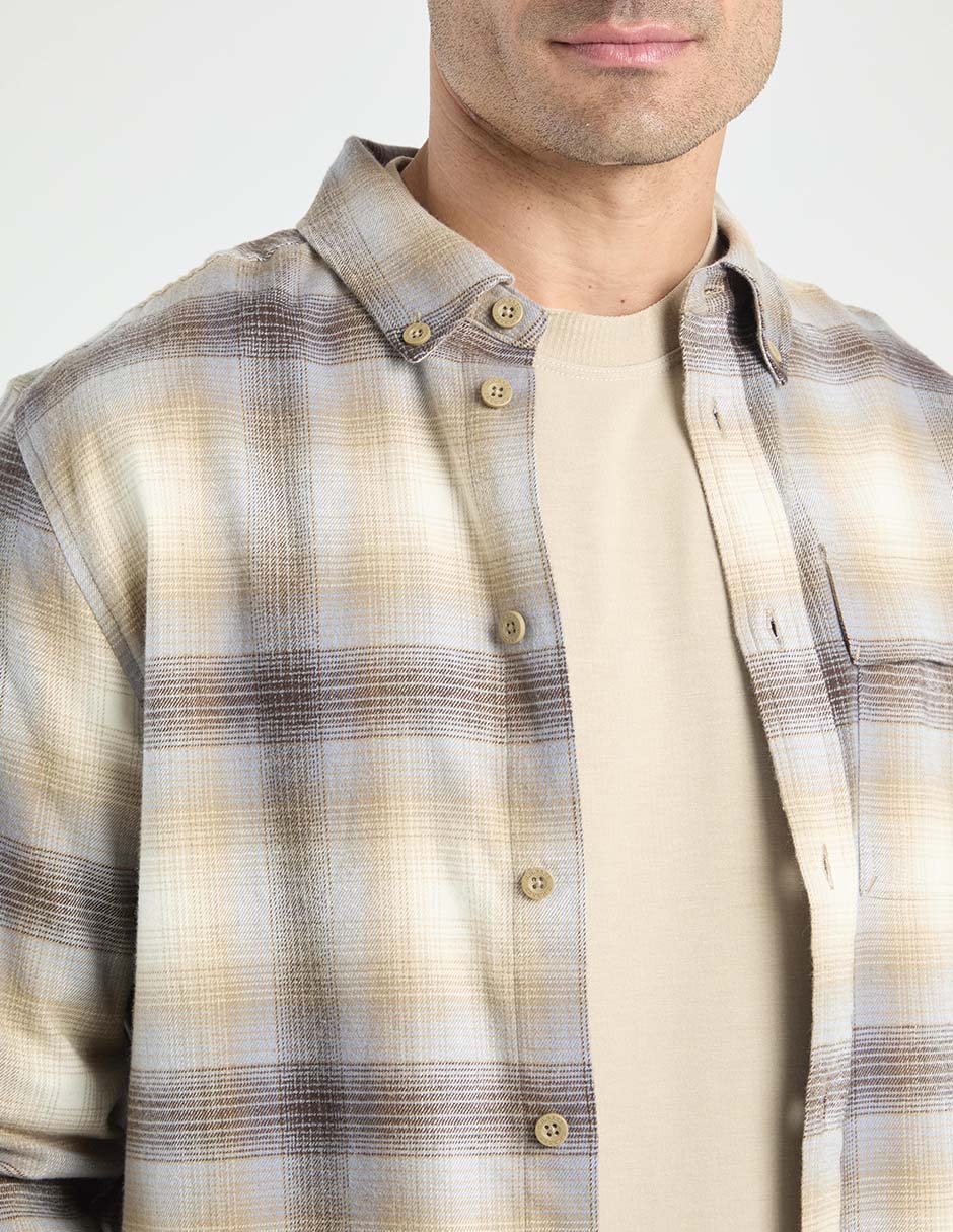 Sobrecamisa casual Bass Outdoors manga larga para hombre