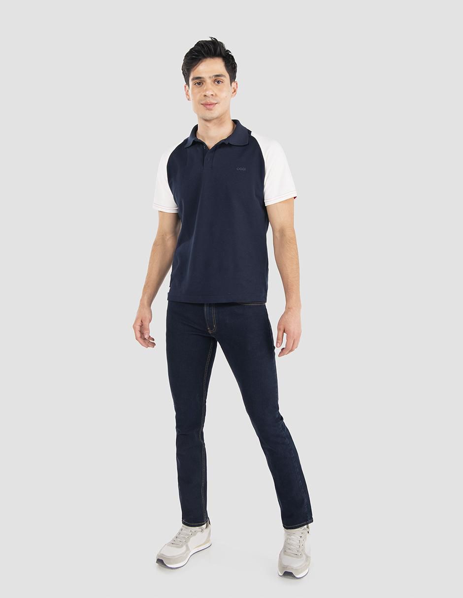 Jeans slim Iron lavado obscuro para hombre 6