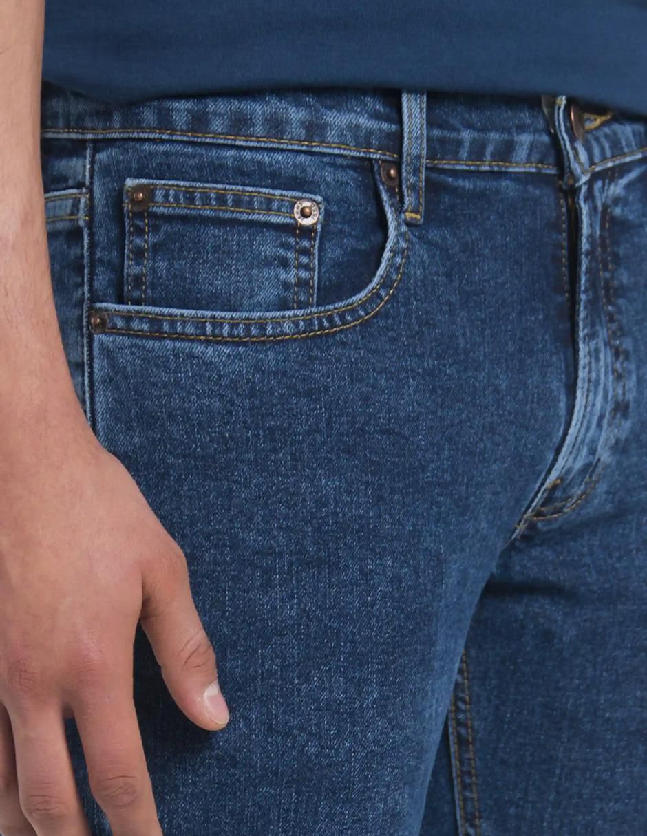 Jeans slim Iron lavado medio para hombre