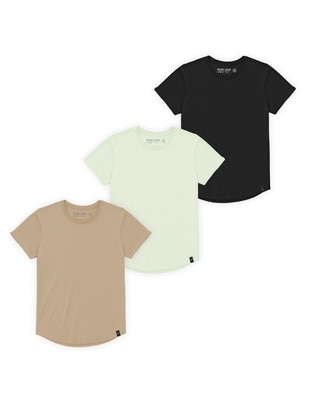 Set playera cuello redondo para hombre Set playera cuello redondo para hombre