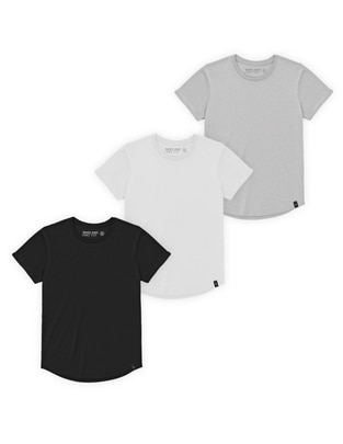 Set playera cuello redondo para hombre Set playera cuello redondo para hombre