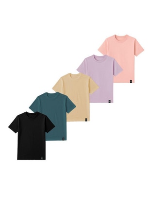 Set playera cuello redondo para hombre Set playera cuello redondo para hombre