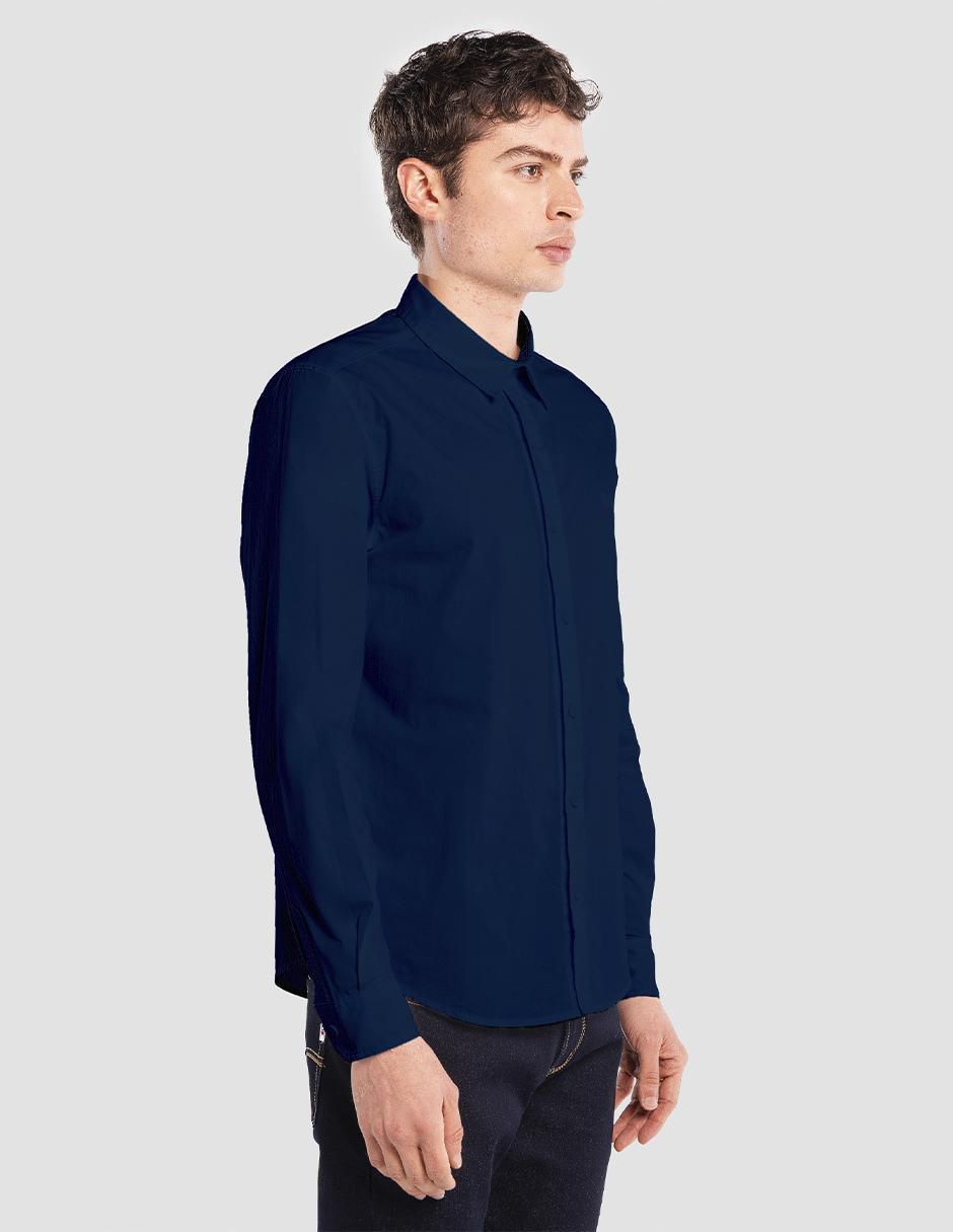 Camisa casual manga larga para hombre 5