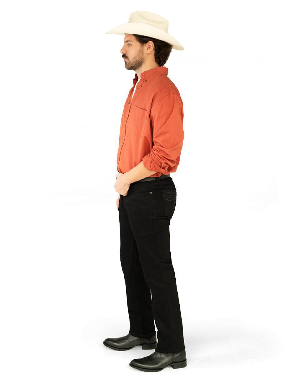 Jeans boot lavado rinse para hombre 2