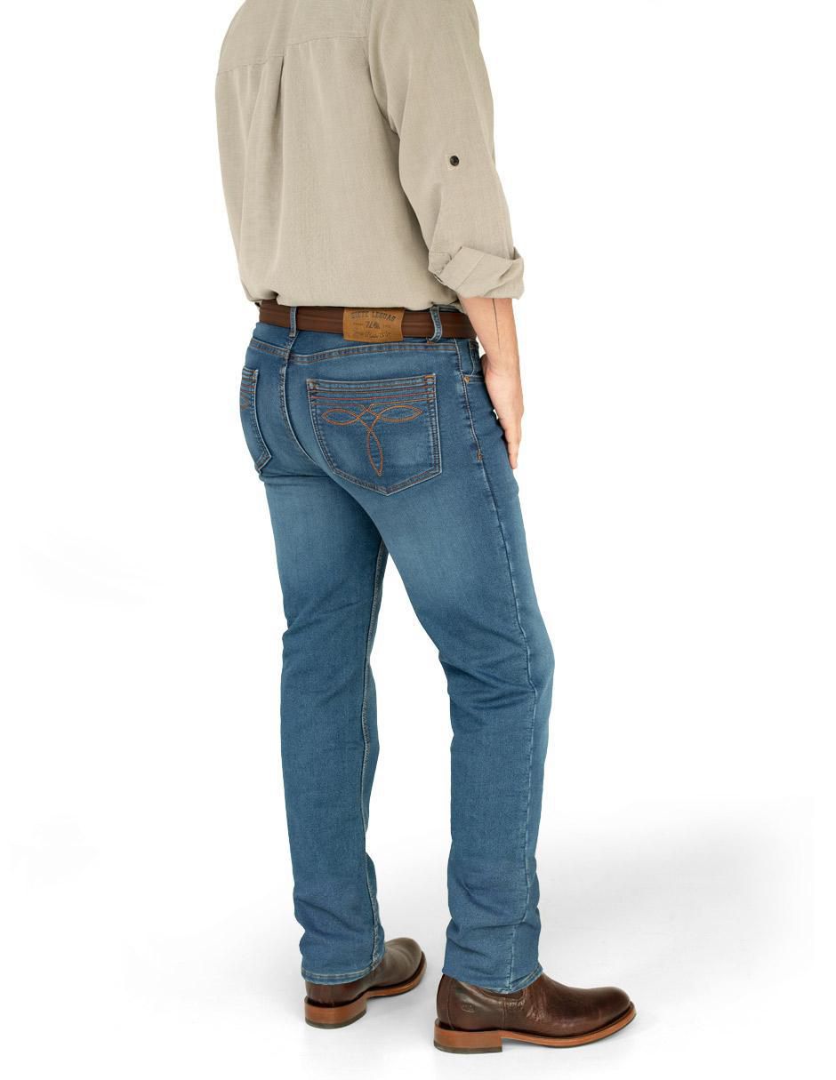 Jeans boot lavado rinse para hombre 5
