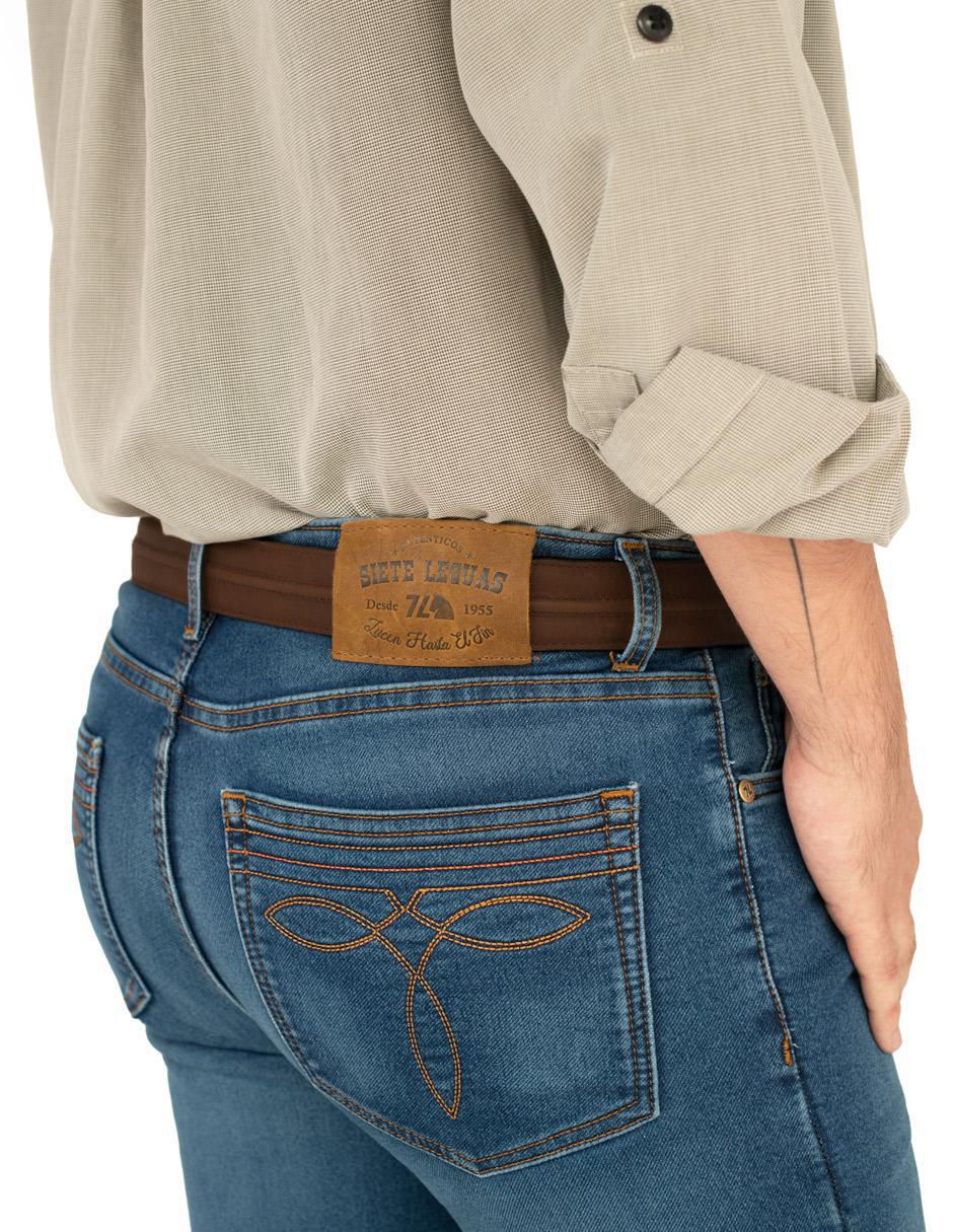 Jeans boot lavado rinse para hombre 6
