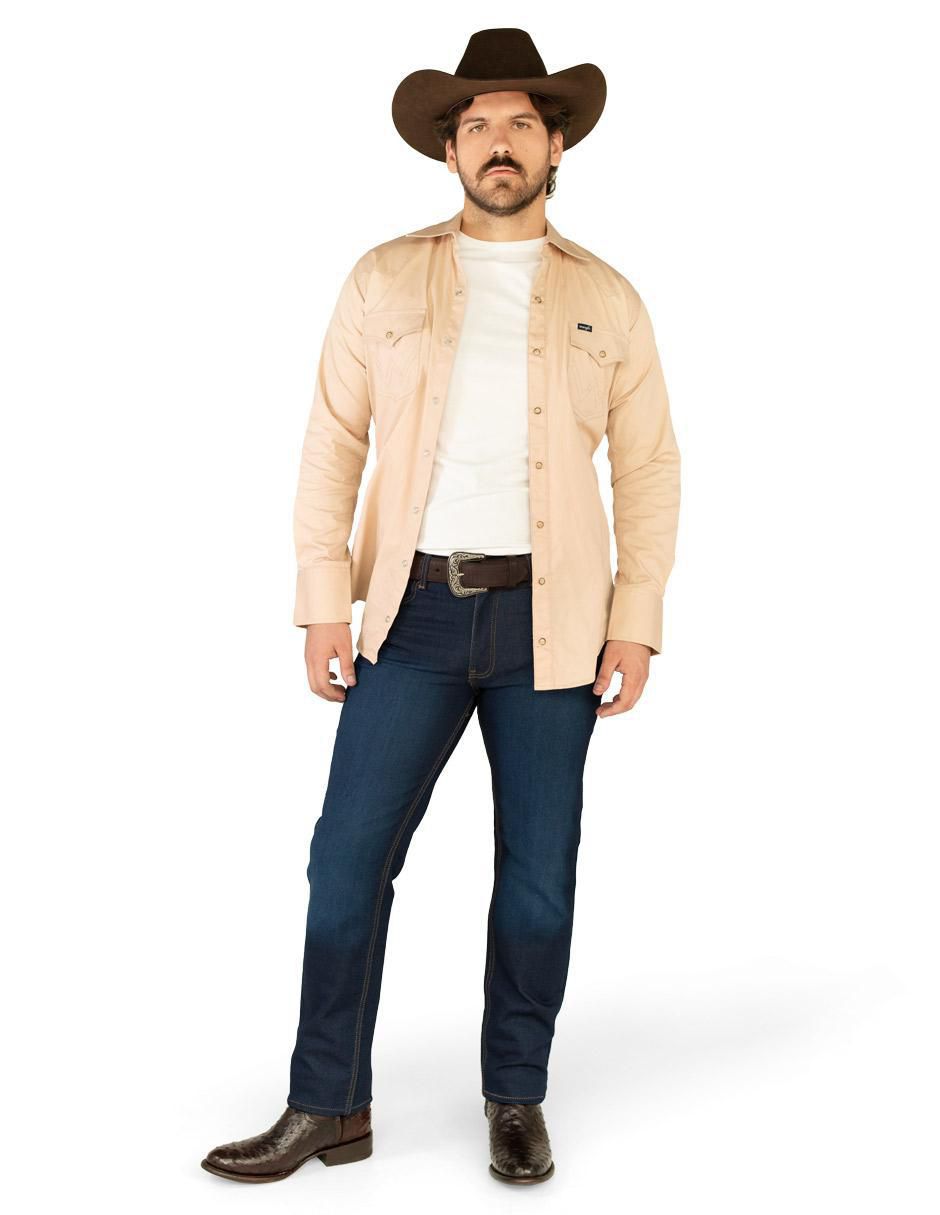 Jeans boot lavado rinse para hombre 3