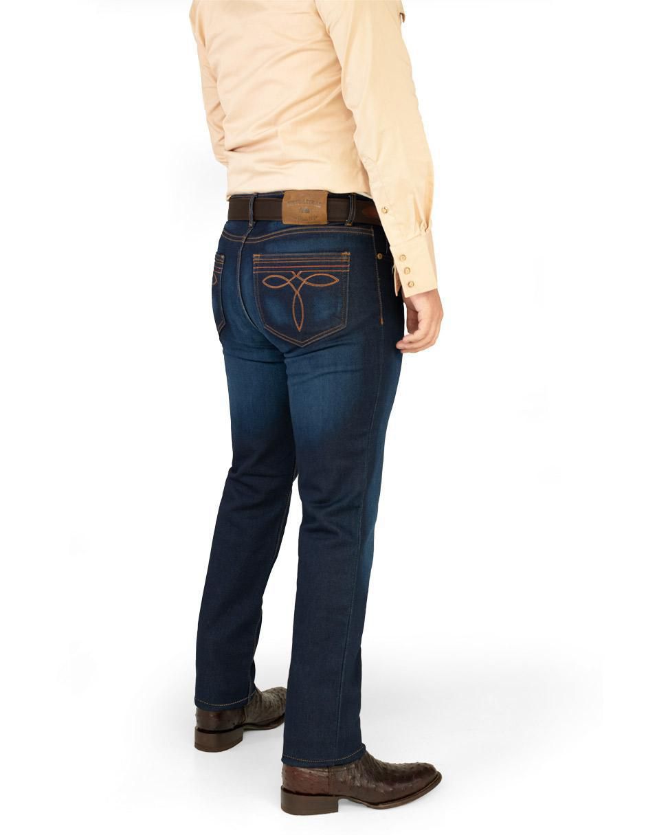 Jeans boot lavado rinse para hombre 5