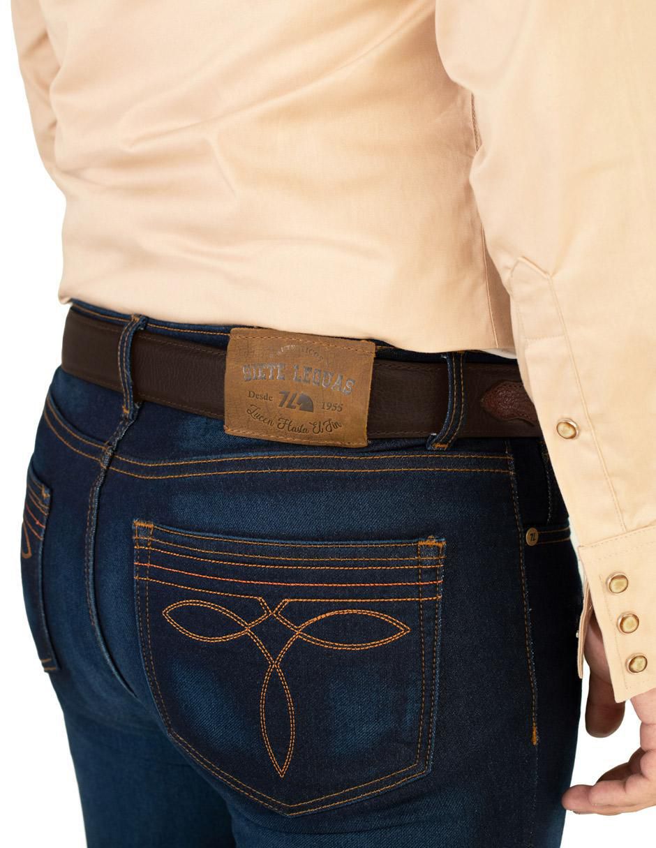 Jeans boot lavado rinse para hombre 6