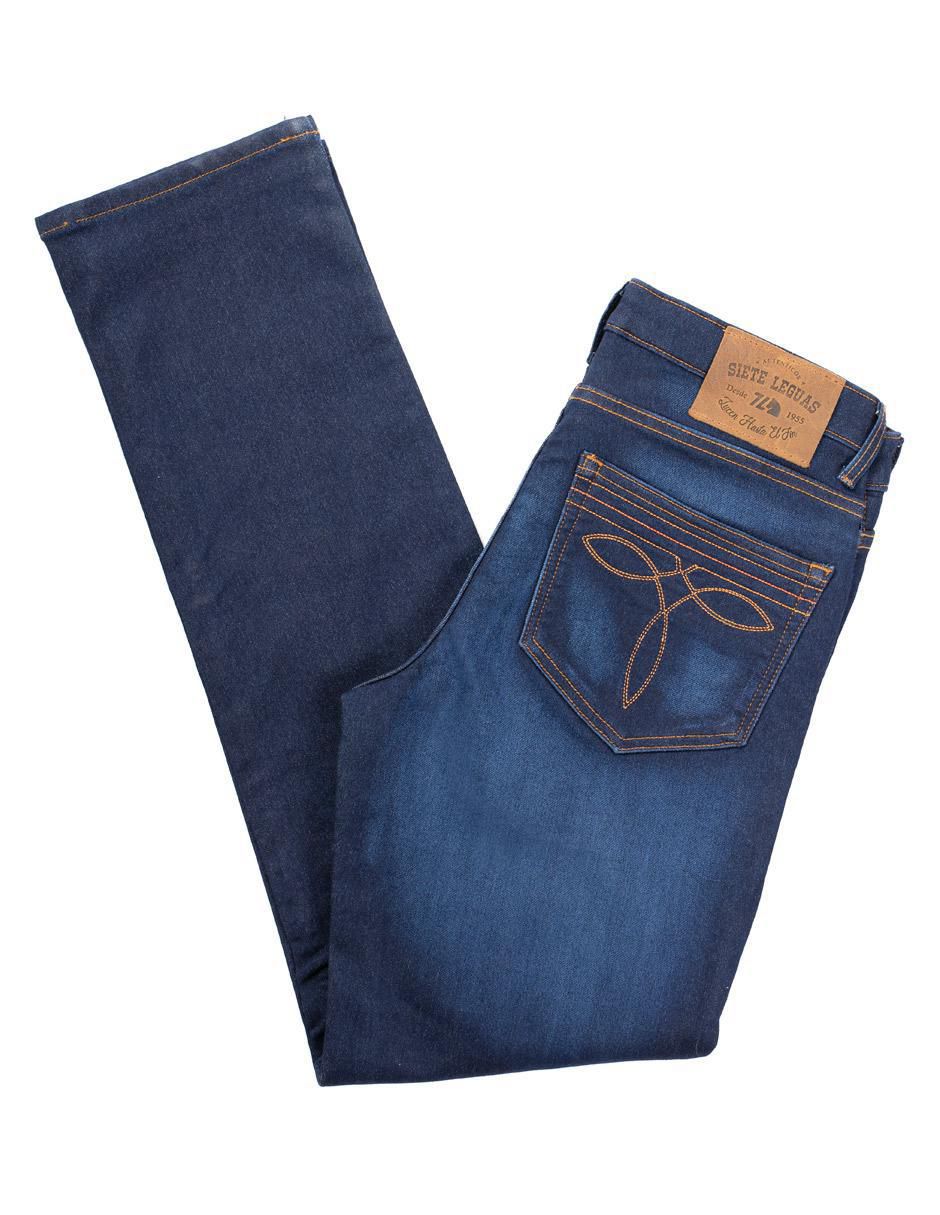 Jeans boot lavado rinse para hombre 7
