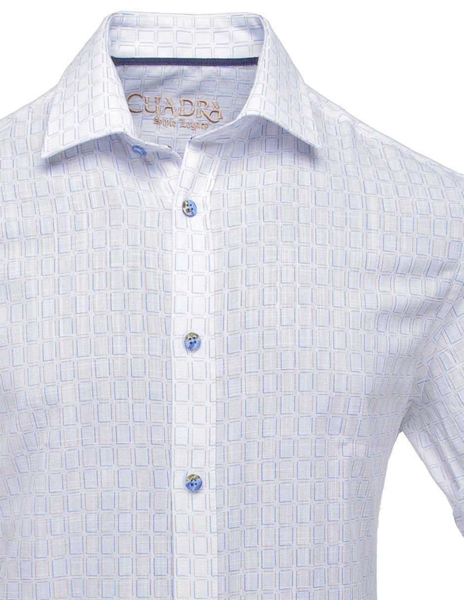 Camisa casual manga larga para hombre