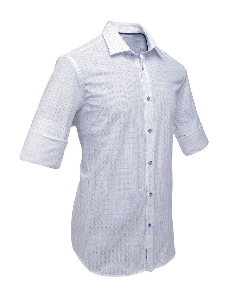 Camisa casual manga larga para hombre