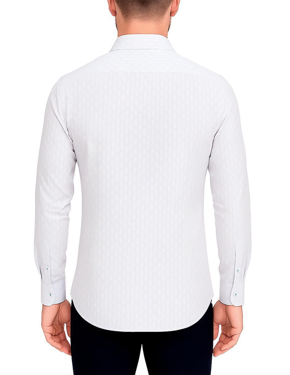 Camisa casual manga larga para hombre