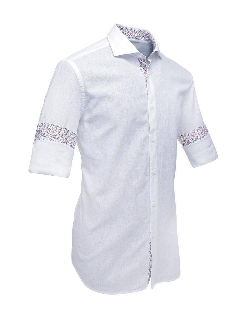 Camisa casual manga larga para hombre