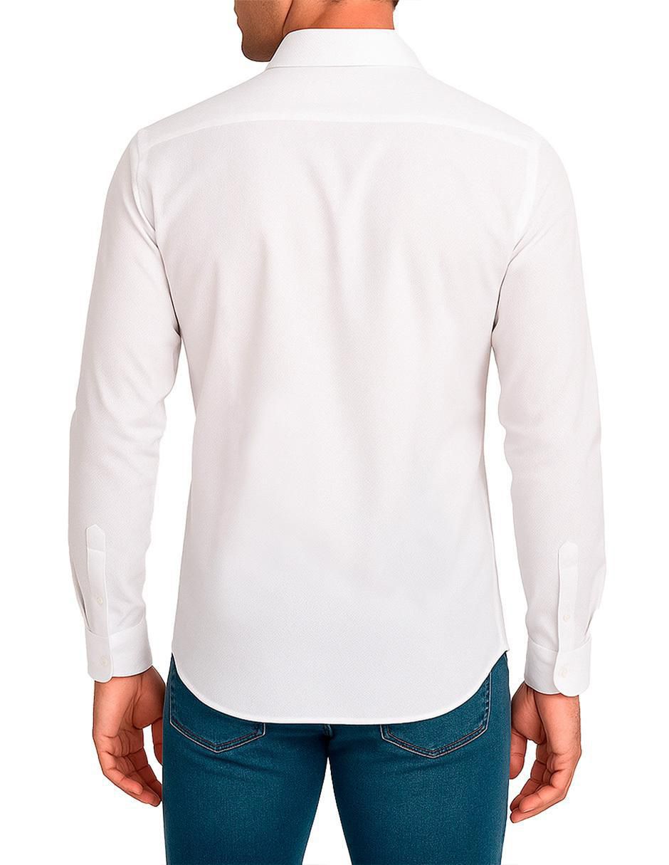 Camisa casual manga larga para hombre